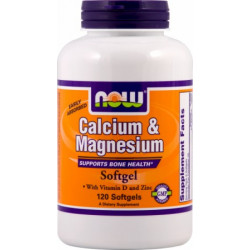 NOW CALCIUM MAGNESIUM 100 TAB